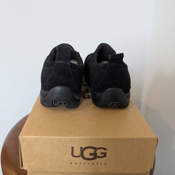 UGG Women's Black Suede Shoes - Picture 4 of 9